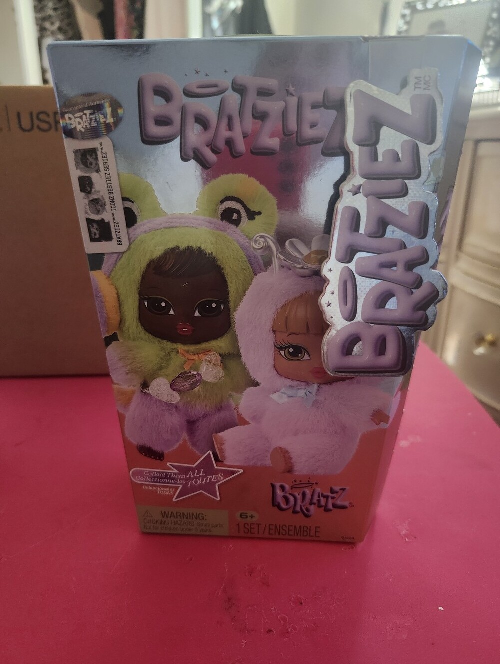 ‼️NEW Bratz Bratziez Iconz Bestiez Felicia Gecko Plush Keychain Babyz Doll Green